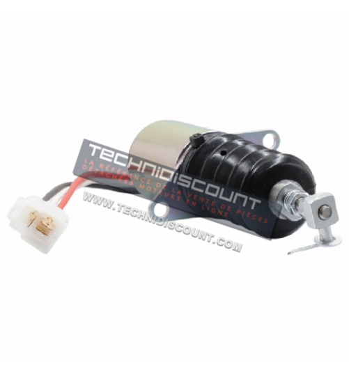 Electrovanne de coupure de carburant FCS1021 - Equiv. YANMAR 11962966801 ; 119629-66801 - PERKINS P610C1V12 ; P610C1V24