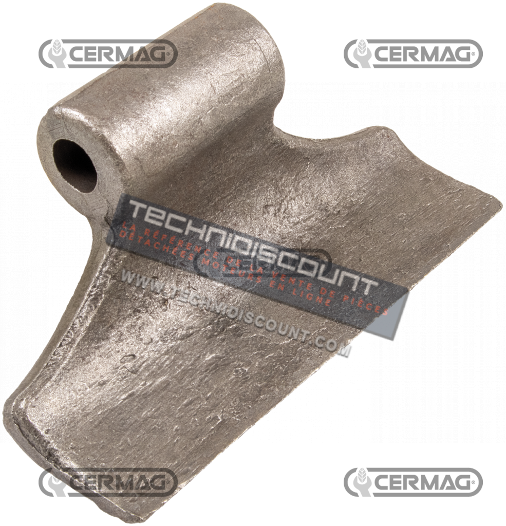 Marteau de broyeur NIUBO -  Diamètre du trou 18.5 mm /  Largeur du trou de montage 80 mm / Largeur de coupe 190 mm