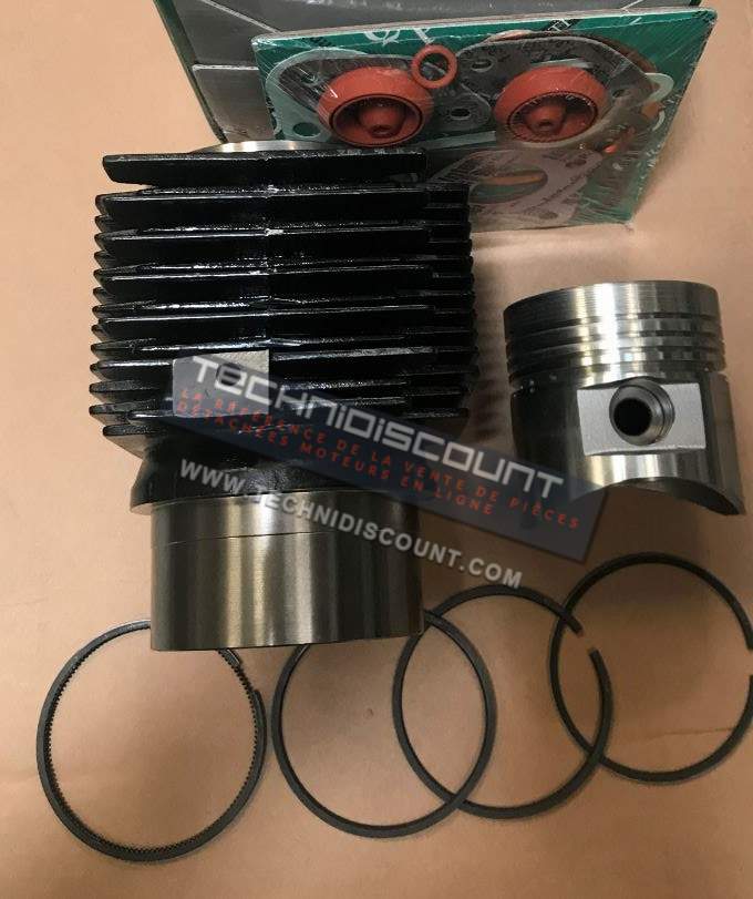 Kit cylindre + Piston complet + Pochette joints rodage moteur LOMBARDINI LDA510 3LD510 FINIMPIANTI FIN0530KIT