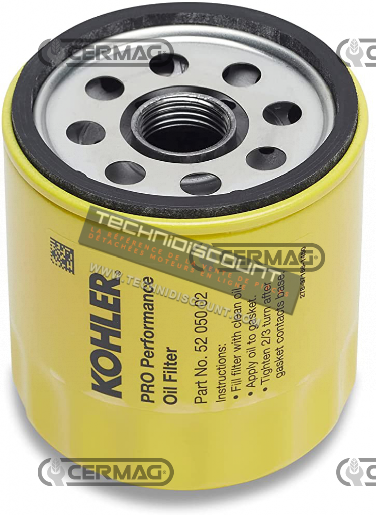 Filtre Huile KOHLER 52 050 02 / 52 050 02-S KOHLER PRO Performance Oil Filter