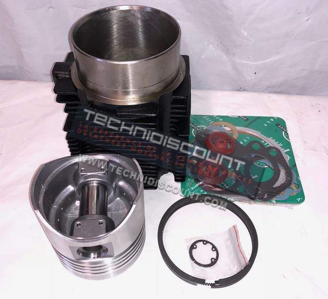 Kit cylindre + piston complet + pochette rodage FIN0674KIT pour moteur LOMBARDINI LDA820 4LD820 (équivalent à 4898005 ED0048980050-S 4898.005 ...)