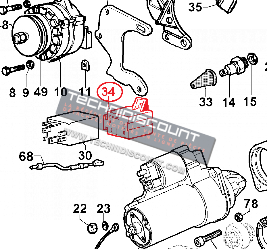 Porte relai LOMBARDINI 5830161