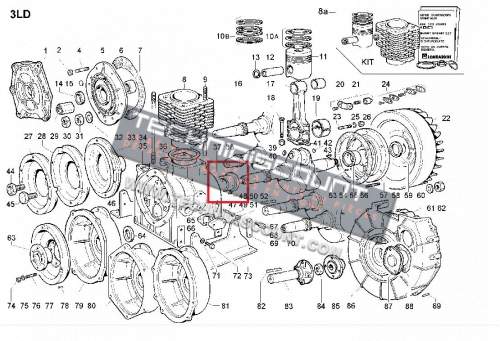 Coussinet Distribution 3LD450 3LD510 LDA510 LDA450 LDA80 LOMBARDINI 1611221 ED0016112210-S 1611.221 FIN066MB / 283-1611-221 EX. 283-1610-066 ED0016100660-S