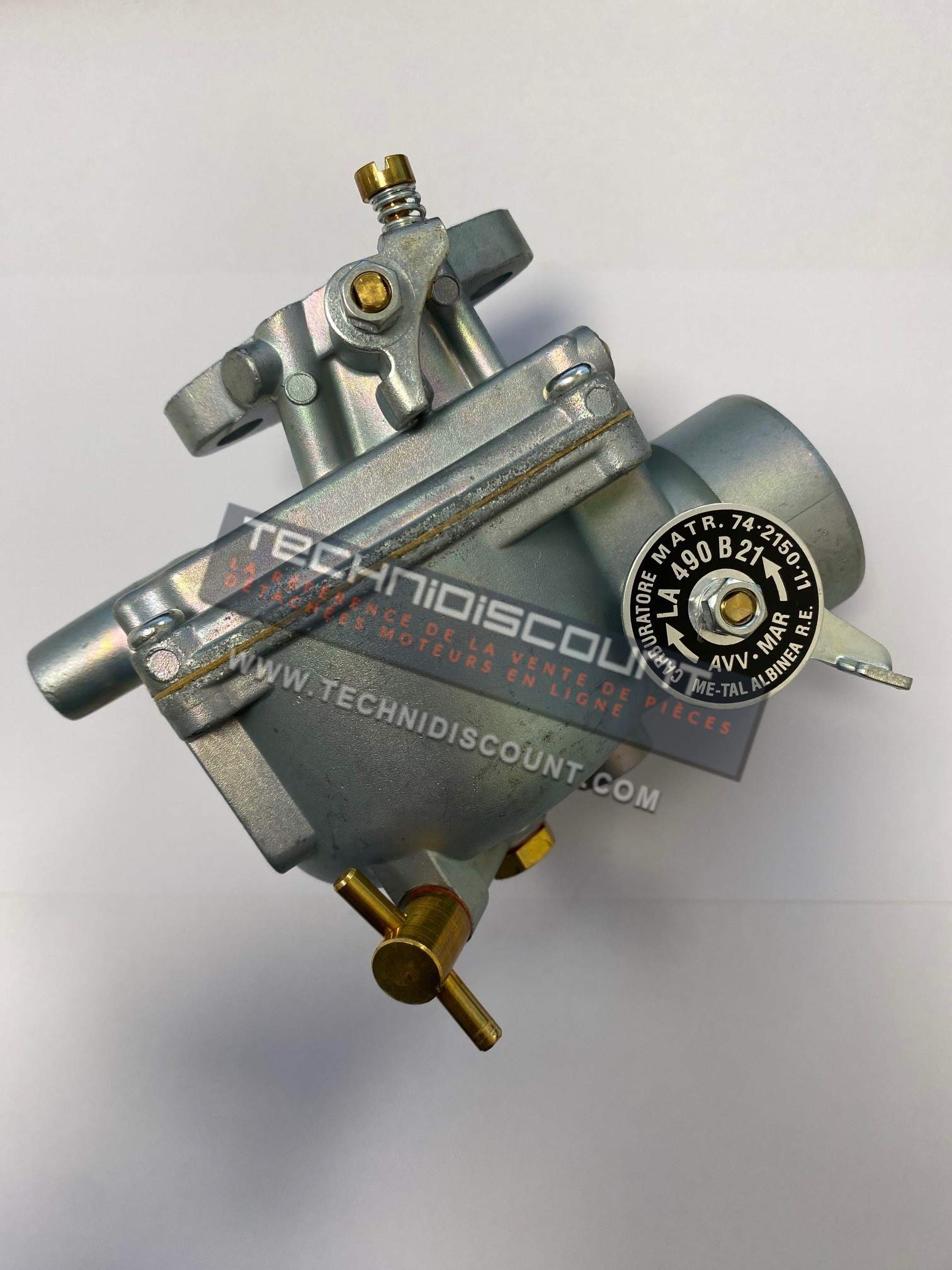 Carburateur INTERMOTOR LOMBARDINI LA400 LA490 - CARBURATORE MATR. 74-2150-11 ; 74.2150.11 ; 2150011 ; 2150.011 - AVV. MAR LA 490 B21 - ME-TAL ALBINEA R.E.