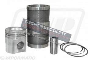 Kit cylindre + piston + segments CUMMINS 6T830 CASE INTERNATIONAL 1660 1666 1670 1680 2166 7110 7120 7130 / VPB8637 A-3802403 (A & I)