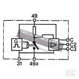 Relais clignotant COBO 19.0074.0000 / 1900740000