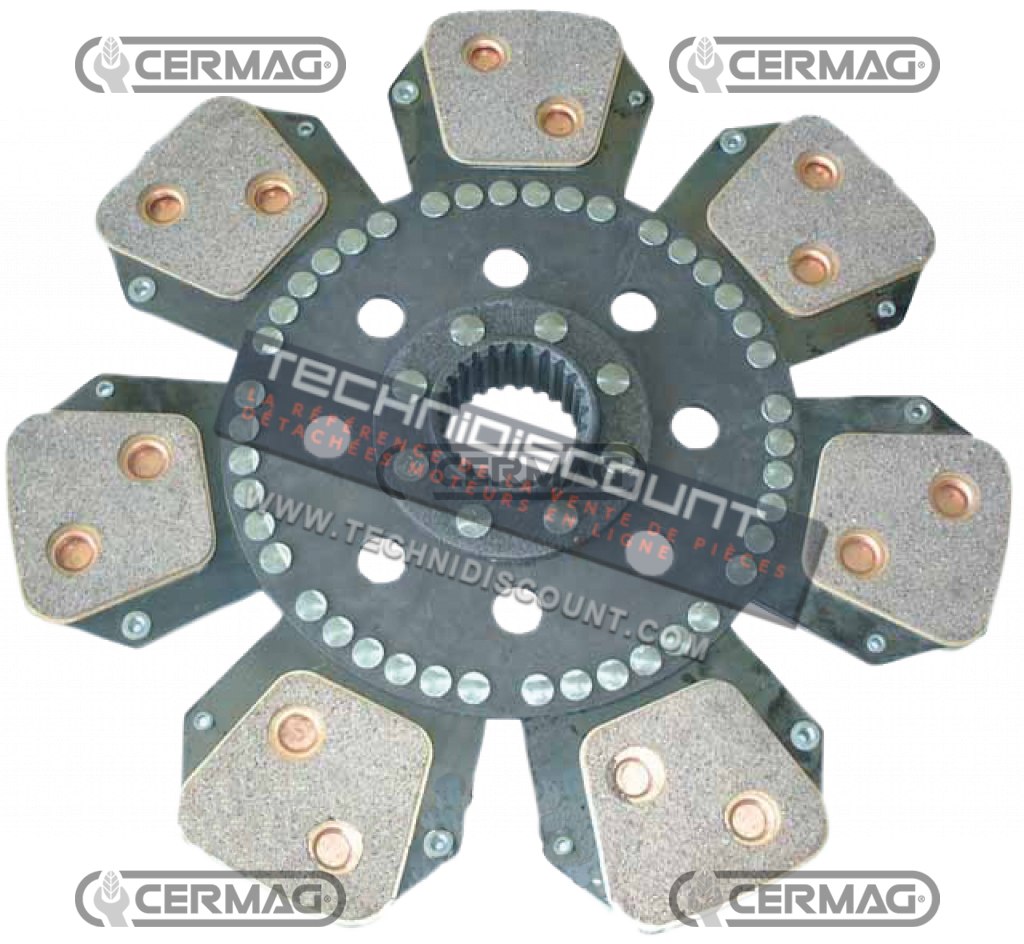 Disque Embrayage 7 pales HURLIMANN 212.2359.3/10 - LAMBORGHINI 212.2359.3/10 - SAME 212.2359.3/10212.2359.3/10 / CERMAG 15293