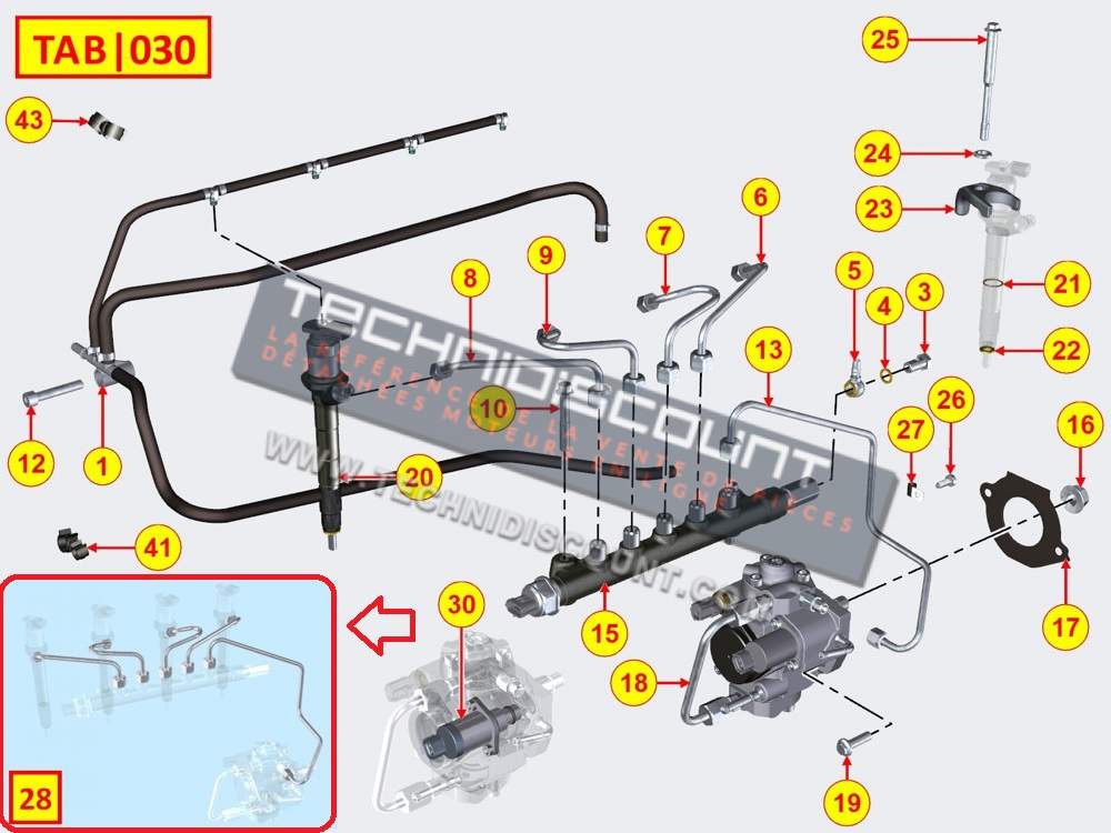 ED0093764170-S - KIT TUYAUX DE CARBURANT KOHLER KDI2504TCR ; KDI-TCR2504 - Pièce Origine KOHLER ED0093763220-S  + ED0093763210-S + ED0093763190-S  + ED0093763200-S + ED0093764010-S