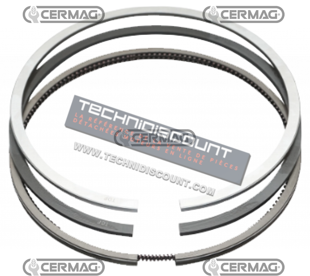 Jeu de segments pour piston FIAT 8045.04 OEM 1908739