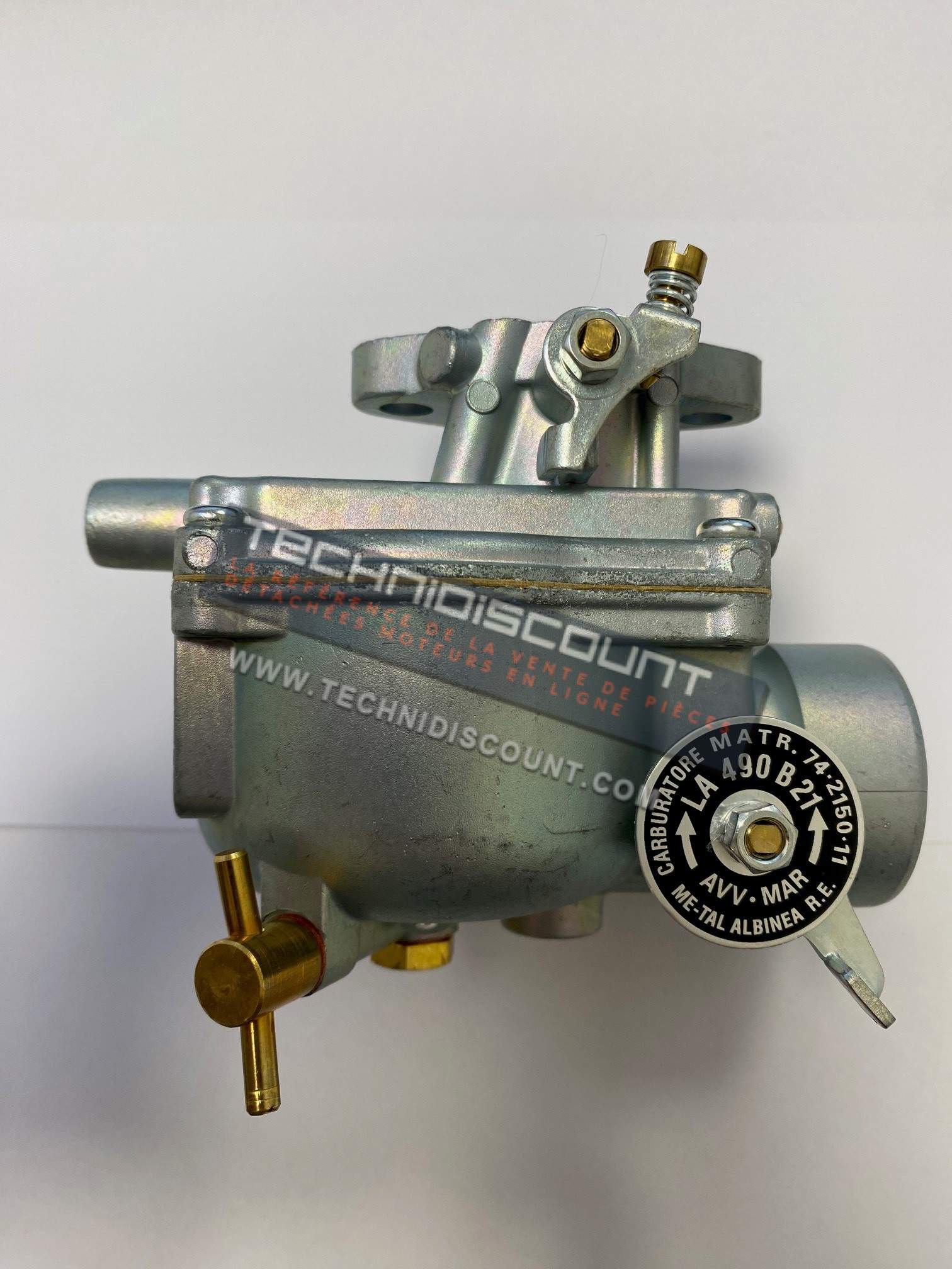 Carburateur la400 la490 intermotor lombardini - carburatore matr. 74-2150-11 ; 74.2150.11 ; 2150011 ; 2150.011 - avv. mar la 490 b21 - me-tal albinea r.e.