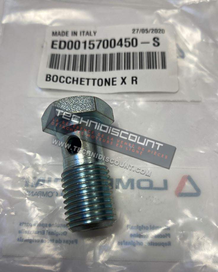 ED0015700450-S Bouchon Remplissage M14 LOMBARDINI KOHLER (Lanterne / Bocchettone x R) Pièce moteur d'origine LOMBARDINI KOHLER