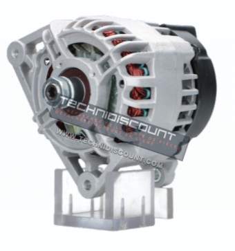 Alternateur 75A, equiv. PERKINS 2871A307 ; 2253142 CATERPILLAR ; 71440153 JCB ; 63377461 Magneti Marelli