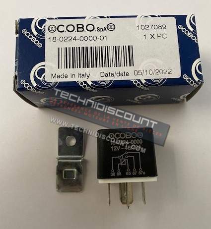 Relai 12V - 40/30A COBO 18-0224-0000 / 18-0224-0000-01 / 18.0224.0000 / 1802240000 / Ref. Boite COBO 1027089