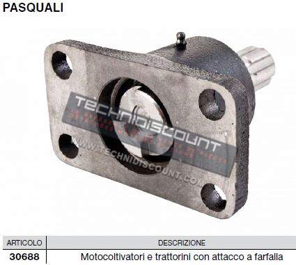 Prise de force 1" 3/8 pour motoculteurs et tracteurs PASQUALI - CERMAG 30688