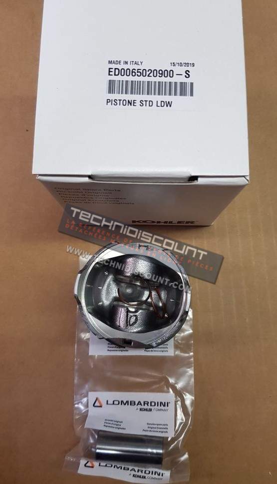 Piston complet LDW492 LOMBARDINI 6502090 KOHLER ED0065020900-S