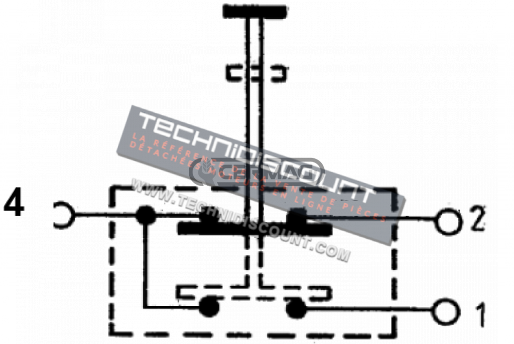 Interrupteur securite demarrage CERMAG 37114 DEUTZ OEM 04191001 0419-1001