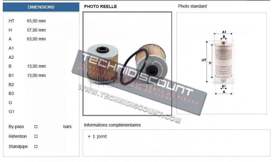 Filtre carburant FBN NI1.01516 - RUGGERINI 175R004 175.004 - SAME 003.1408.0 - YANMAR 120324-55760 - FIAMM FA4194/2 TECNOCAR N1136 UFI 26.618.00 - FENDT F112200.060.130 - LANDINI 20472