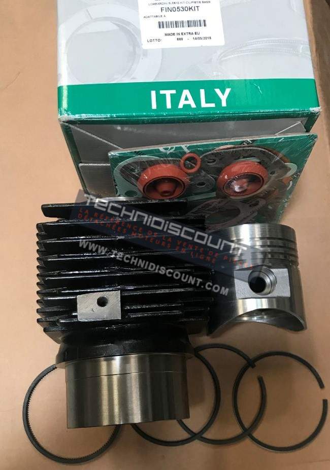 Kit cylindre + Piston complet + Pochette joints rodage moteur LOMBARDINI LDA510 3LD510 FINIMPIANTI FIN0530KIT