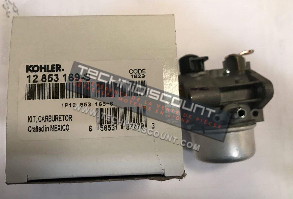 Kit carburateur KOHLER 12 853 169-S (avec joints) KOHLER CH15 CH410 CH430 CH450 CV430