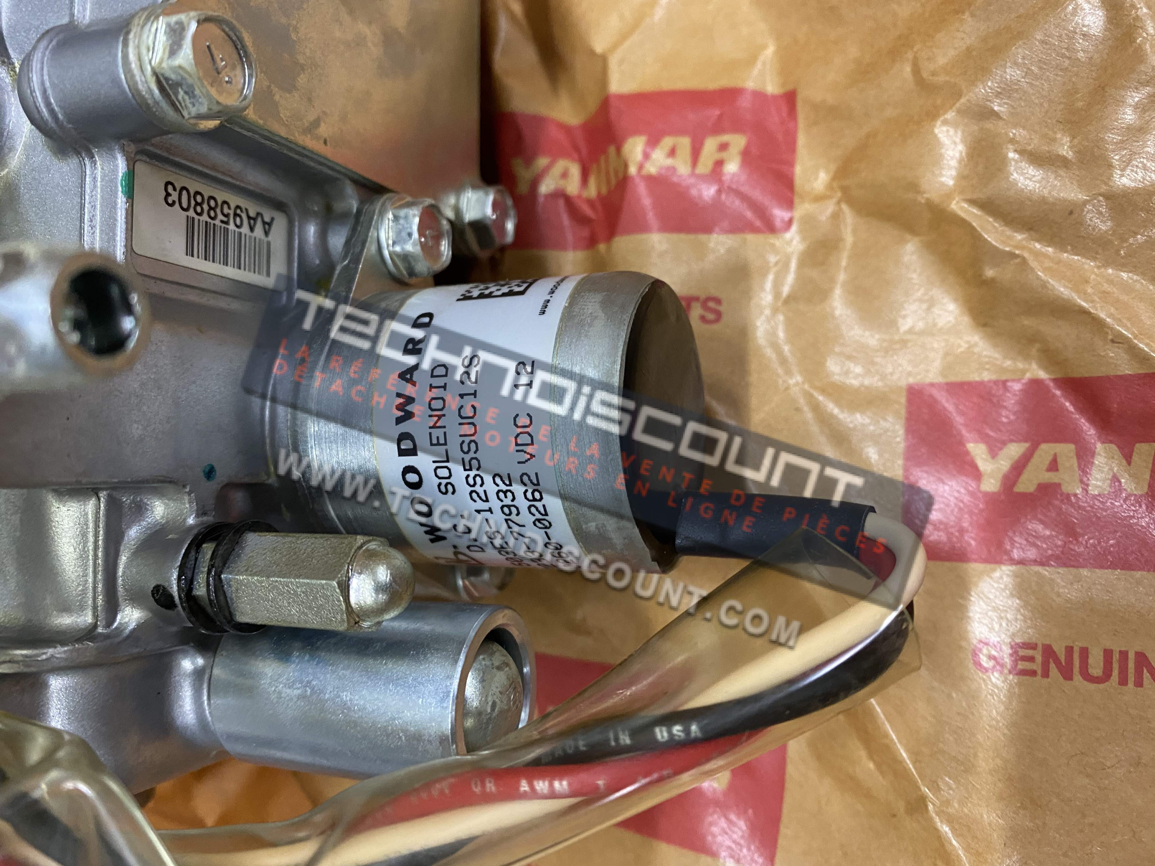 Pompe Injection YANMAR 729236-51351 / Avec solenoid YANMAR 119233-77932 / WOODWARD 1503ES-12S5SUC12S