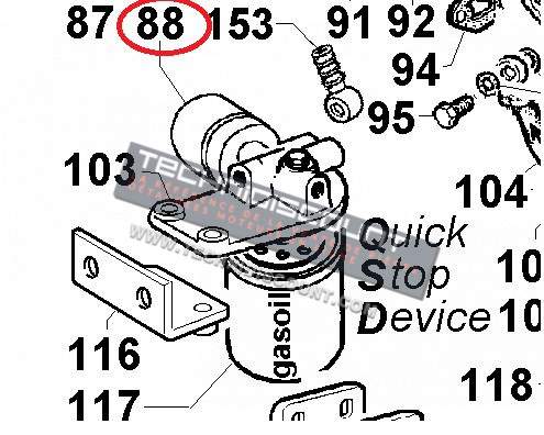 Electrovanne QSD 24V - 9LD625-2 ; 11LD626-3 LOMBARDINI 3586060 ED0035860600-S KOHLER 3586.060 - P/N:3586.060 DC-24V SMT-4349L27.7AC