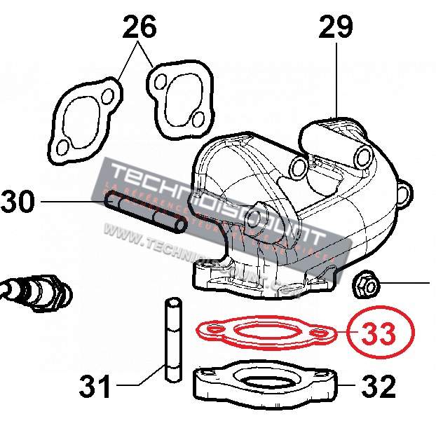 Joint collecteur echappement LGW523 LGW523 MPI LDW502 LDW602 LDW702 (4420076)