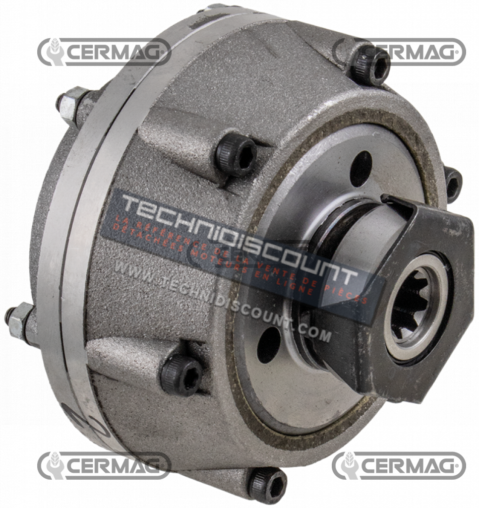 Embrayage BERTOLINI Motocoltivatore serie 406 (moteur HONDA / BRIGGS & STRATTON) Ø103x84,5mm Arbre 19,5mm Z.8 15x12 CERMAG 15713