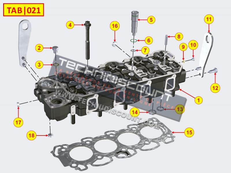 Joint culasse KOHLER KDI3404TCR / KOHLER ED0047310480-S ED0047310490-S ED0047310500-S