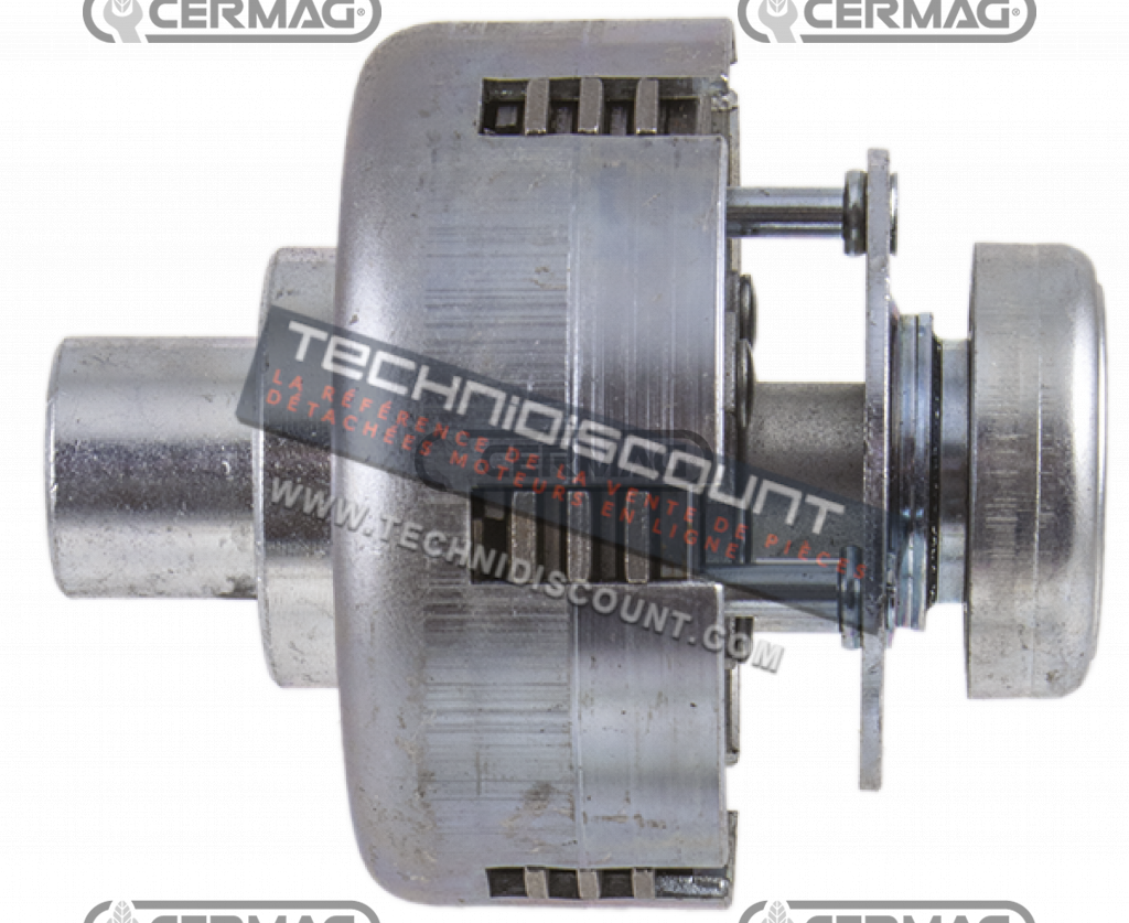 Embrayage SEP Motocoltivatore (moteur HONDA) Ø100x117 8 cannelures Ø12x15 / Arbre Ø19,05mm - Reference OEM 220541 / CERMAG 15857