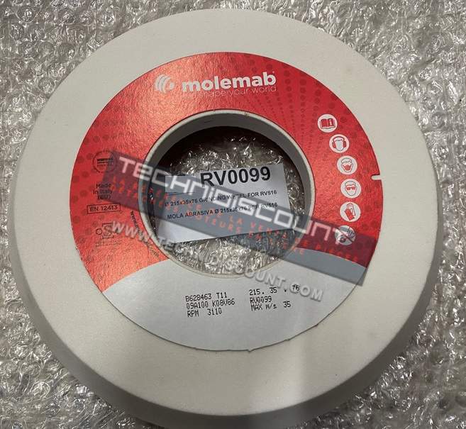 Meule Abrasive RV516 215x35x76mm 09A100 K08V86 - COMEC RV0099