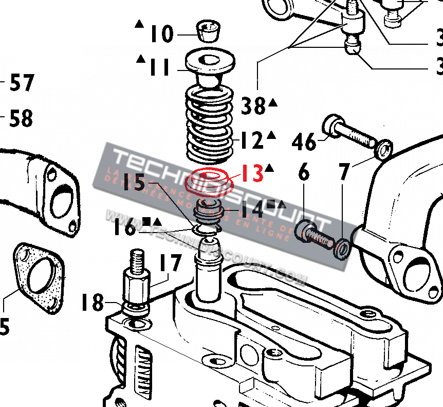 Coupelle inférieur RUGGERINI 6400098