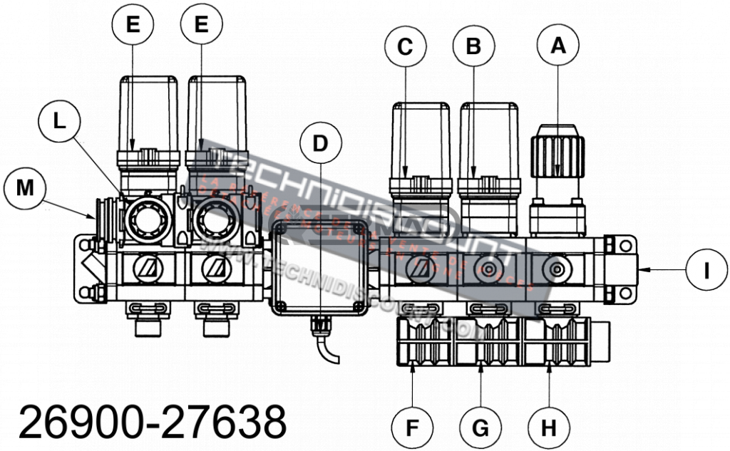 Electrovanne R.C 463 40bar ARAG 8630011H ; 059-1210/96 ; 059121096