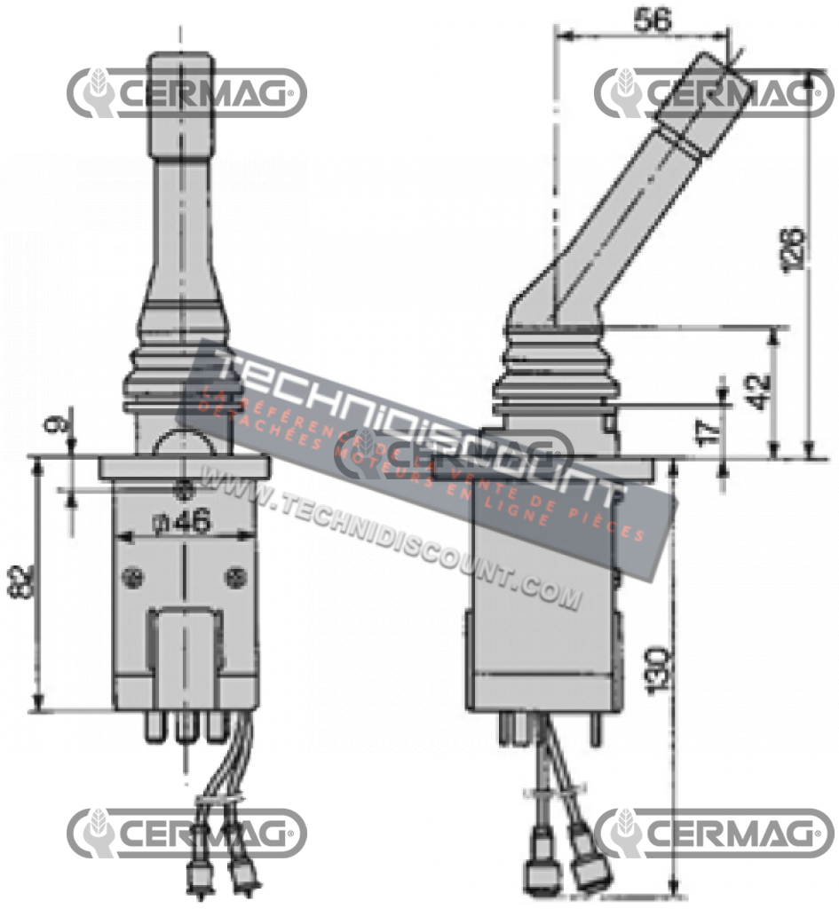 Contacteur / Comodo CERMAG 36640 - LANDINI 3536226M92 - 3533174M92