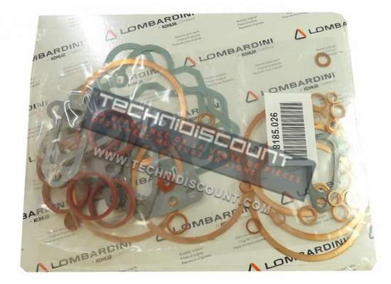 Pochette joints rodage 11LD625-3 11LD626-3 LOMBARDINI ED0081850260-S LDA625-3 ; SP420GSE ; SP420 KOHLER KD626-3