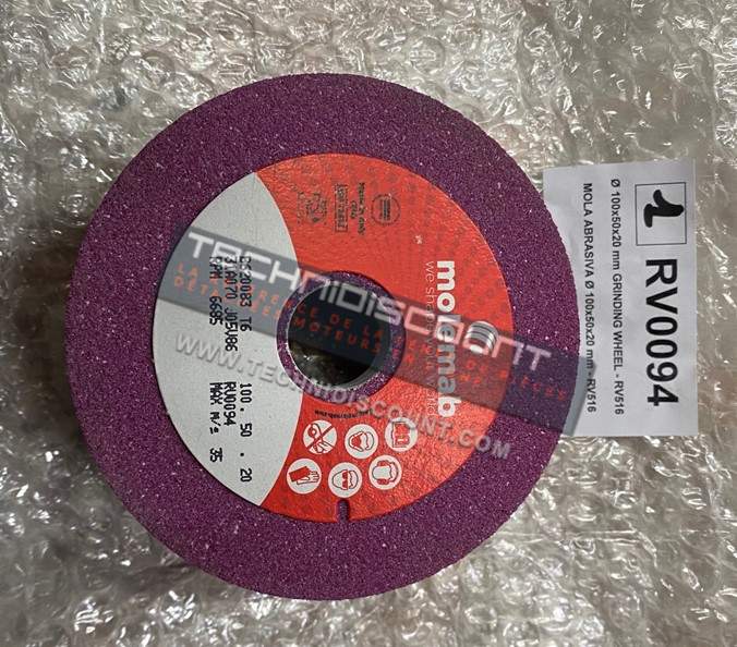 Meule abrasive pour abouter et chanfreiner la tige RV516 + ASM516 - COMEC RV0099