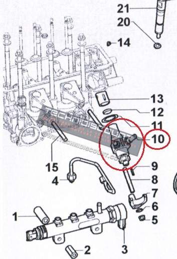 Pompe injection LOMBARDINI LDW442 LDW442CRS LDW492 LDW492 DCi- 6590438 ED0065904380-S BOSCH 0414651999