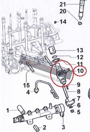 Pompe injection LOMBARDINI LDW442 LDW442CRS LDW492 LDW492 DCi- 6590438 ED0065904380-S BOSCH 0414651999