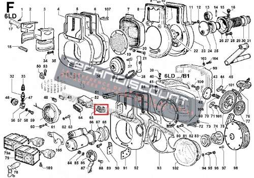 Pont de diode 6LD260 6LD325 6LD326 6LD360 6LD400 6LD435 LOMBARDINI 6607015 KOHLER ED0066070150-S