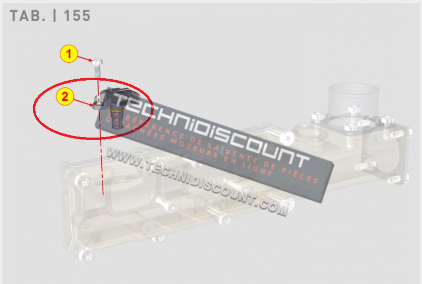 T-MAP SENSOR DENSO 8089162 LOMBARDINI KOHLER ED0080891620-S - Moteur KOHLER  KDI2504TCR