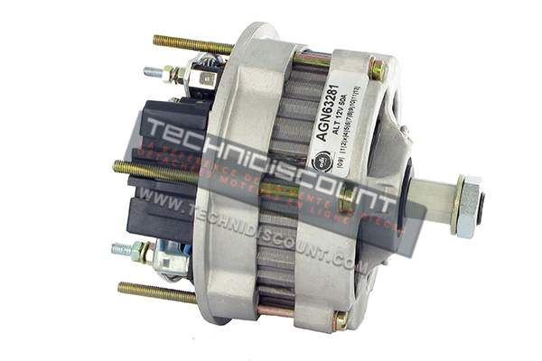 Alternateur 12V 50A AGN63281 OEM HATZ 50374701 - 50374702 - 50504200 - A13N281 = CGO111226 / EAN(s) : 2000003204021 - Moteur HATZ 2L41C & 3L41C