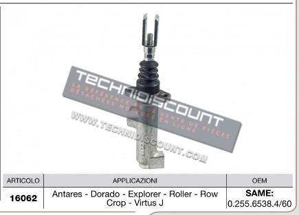 Pompe embrayage a huile Ø19.05mm - SAME 0.255.6538.4/60 02556538460 - CERMAG 16062