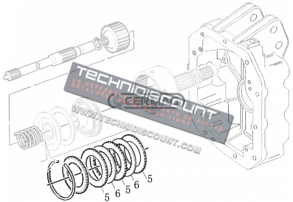 Anneau Embrayage FIAT NEW HOLLAND OEM 5158919 ; 140x91x1 32 dents