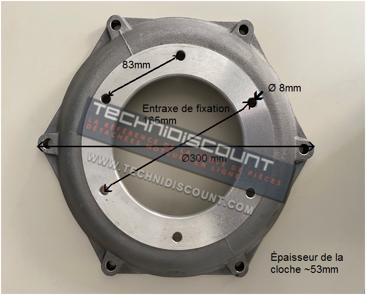 Cloche alu DVA920 DVACloche alu DVA920 DVA1030 SLANZI pour GOLDONI et VALPADANA - SLANZI 2032142 LOMBARDINI ED0020321420-S1030 SLANZI