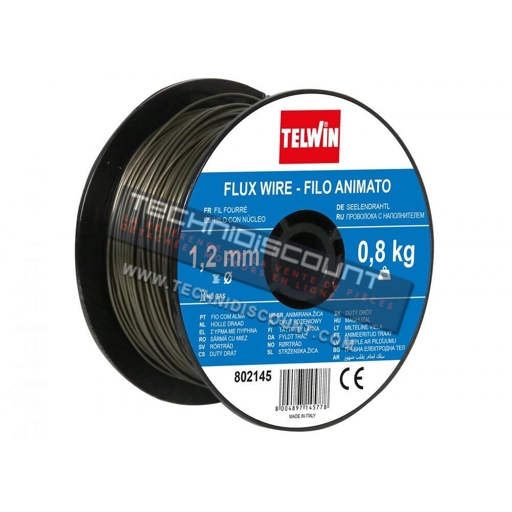 Bobine fil fourre 1,2mm 0,8kg TELWIN 802145