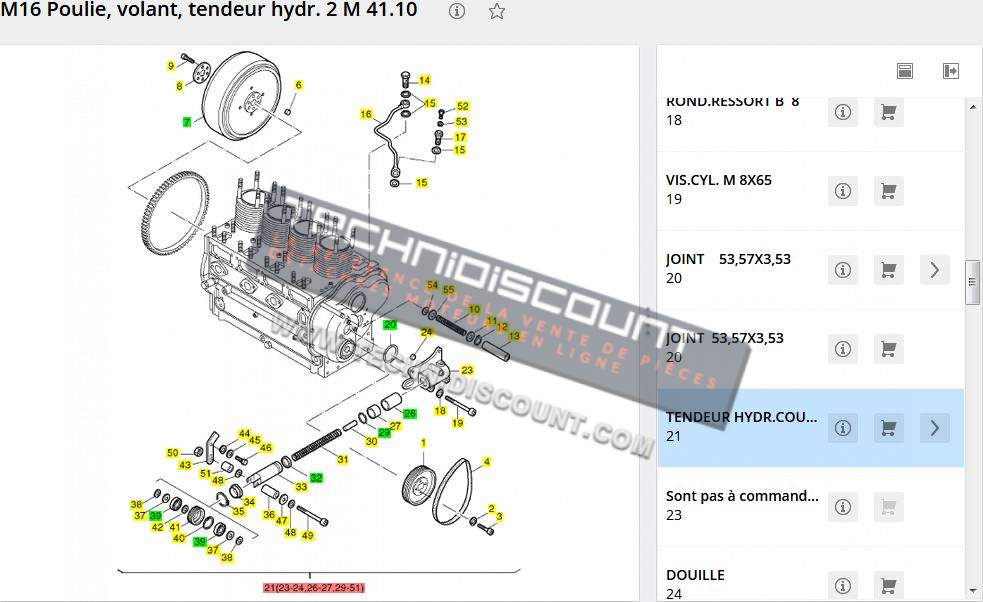 Adjustment tool for valve clearance - Hatz