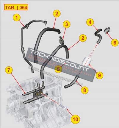 DISTRIBUTEUR ED0035450800-S KOHLER LDW442CRSLDW480 LDW492 - 3545.080 LOMBARDINI Origine