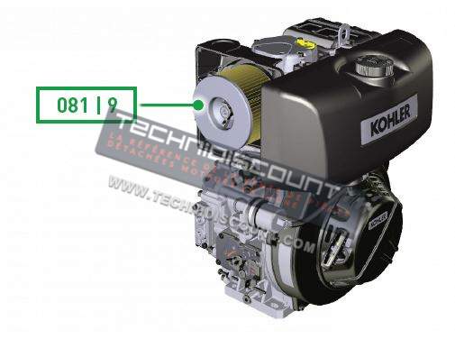 Pré-filtre à air adaptable pour moteur HONDA, KOHLER, MTD