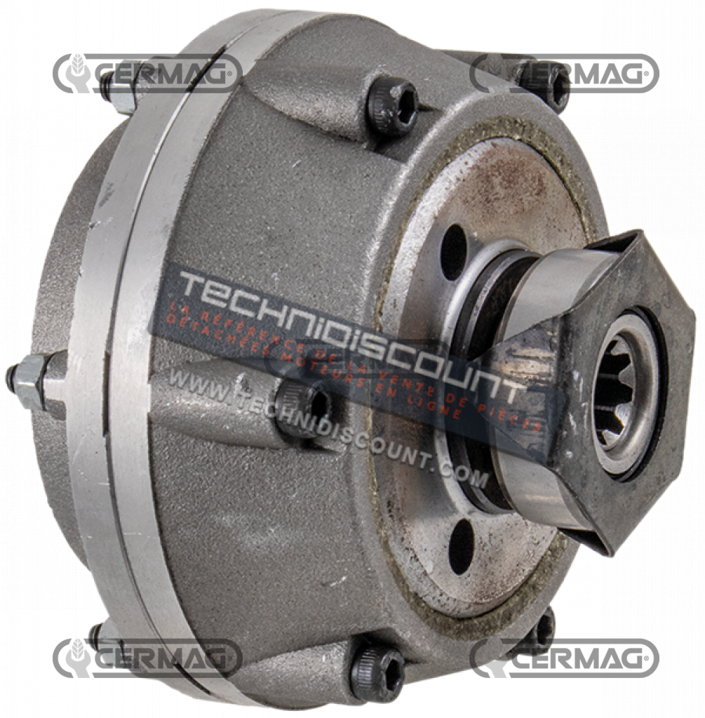 Embrayage BERTOLINI Motocoltivatore serie 406 (moteur ACME ALN330) Ø103x87mm arbre Ø22,50 Z.8 15x12 (CERMAG 15632)