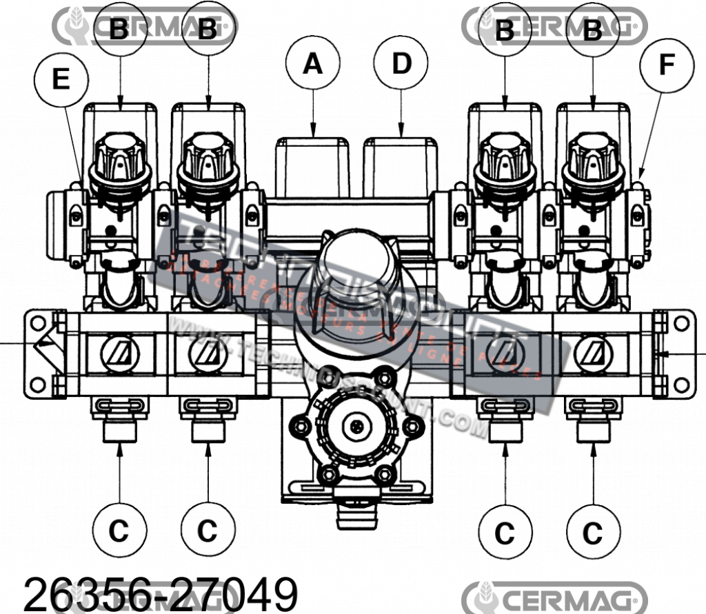 Electrovanne R.C 463 40bar ARAG 8630011H ; 059-1210/96 ; 059121096