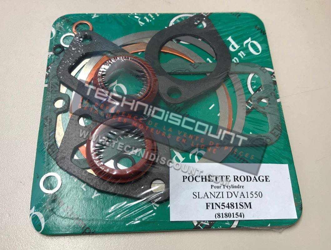 Pochette joints rodage SLANZI DVA1550 FIN5481SM / 8180154 (pour 1 cylindre)